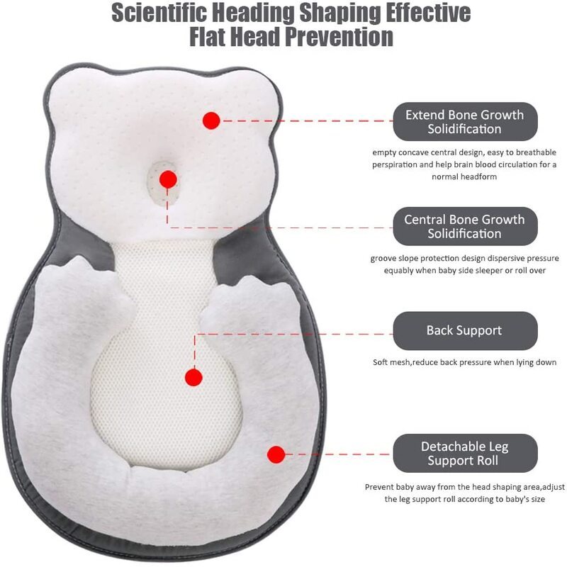Bärbar Babysäng Ergonomisk Huvudstödskudde