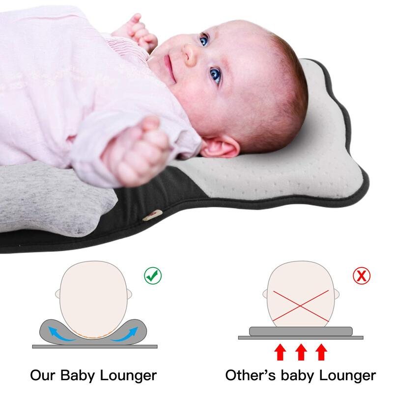 Bärbar Babysäng Ergonomisk Huvudstödskudde