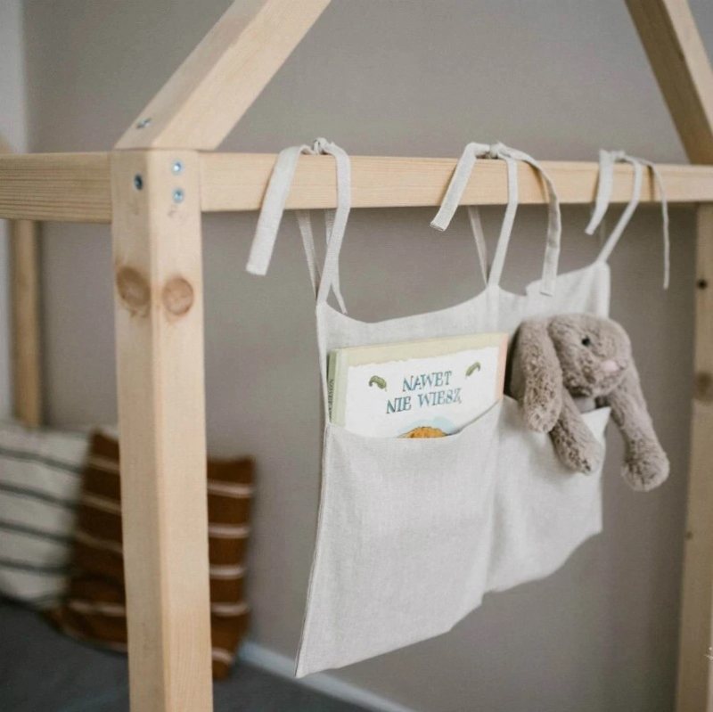 Förvaringsväska På Sängen Baby Crib Organizer Hängväska