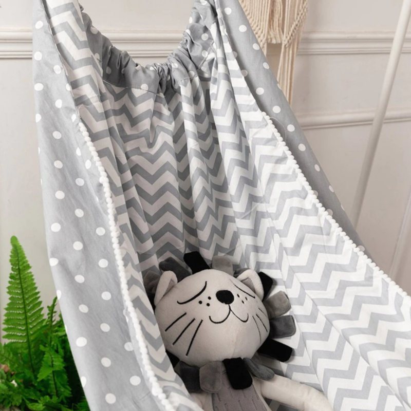 Spjälsäng Baby Hängmatta Swing Bomull Hängande Sömn Bassinet