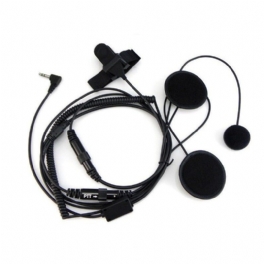 1 Pin Full Face Close Motorcykelhjälm Headset För Motorola Walkie Talkie Radio