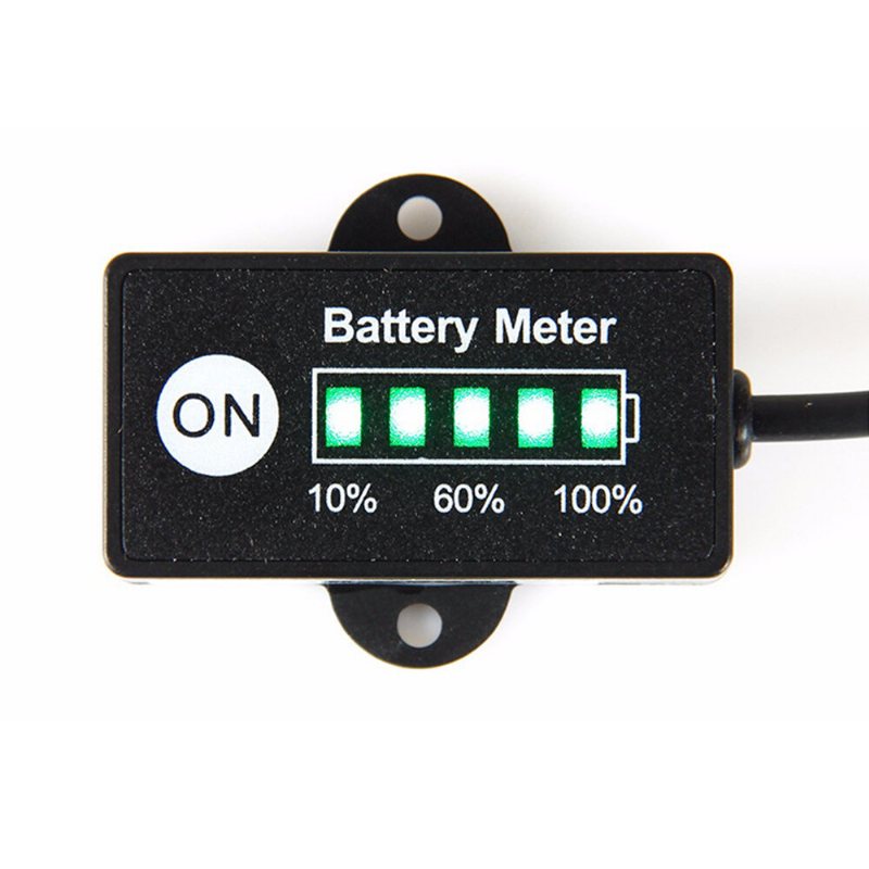 12/24v Lcd Voltmeter Batterikapacitetsindikator Elmätare För Bly-syra/litiumkoboltsyra/litiumjärnfosfatbatterier