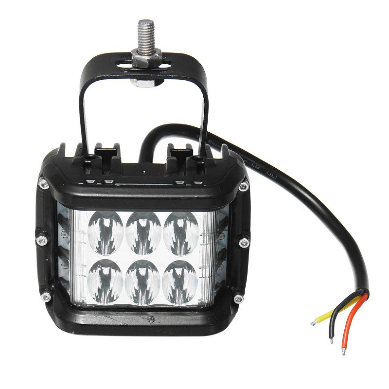 12v 10v-48v Led Arbetsdimljus Sidoskjutare Combo Dubbelfärgad Körning Offroad Suv Lastbil