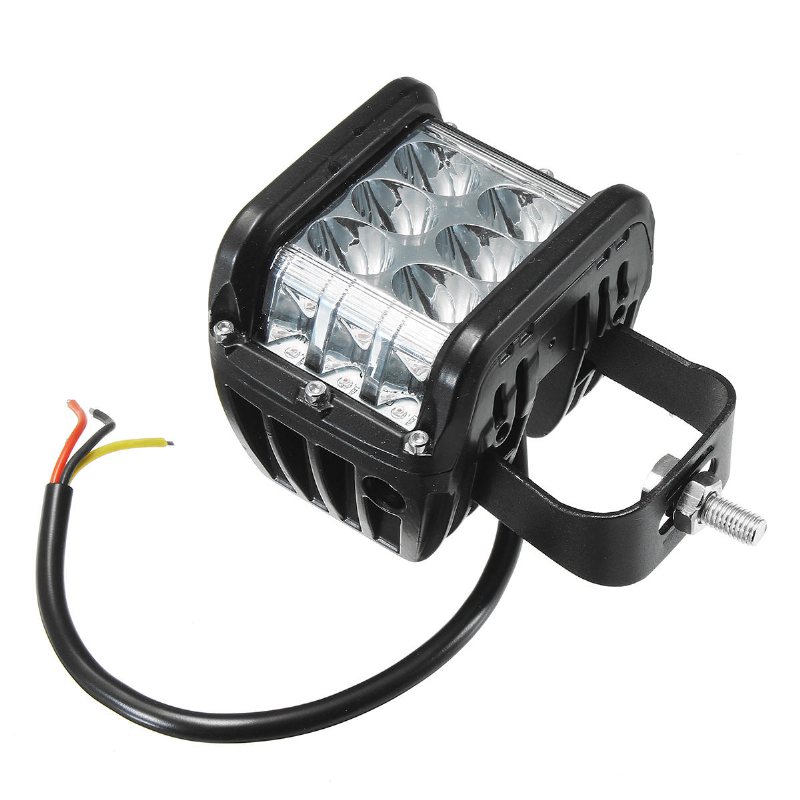 12v 10v-48v Led Arbetsdimljus Sidoskjutare Combo Dubbelfärgad Körning Offroad Suv Lastbil