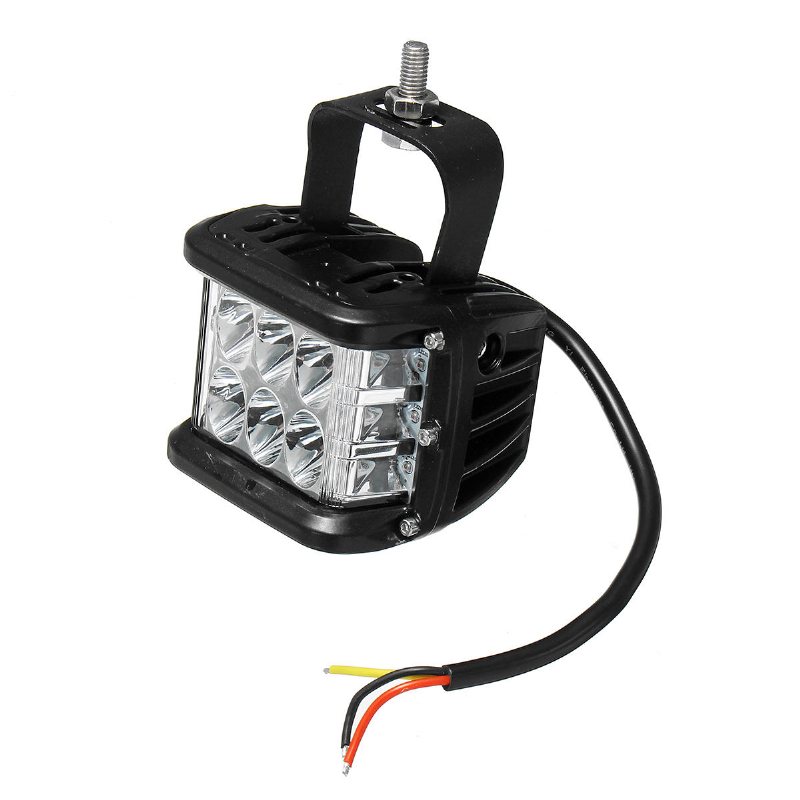 12v 10v-48v Led Arbetsdimljus Sidoskjutare Combo Dubbelfärgad Körning Offroad Suv Lastbil