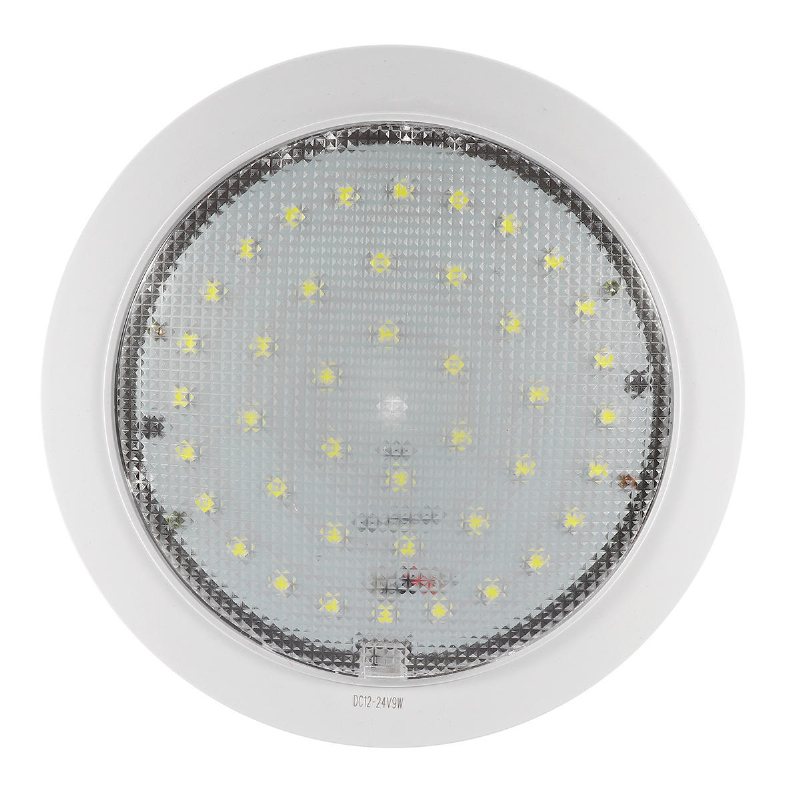 12v-24v 5050 9w Led-takljusarmatur För Husvagn/husbil/släpvagn/båt Ytmonterad