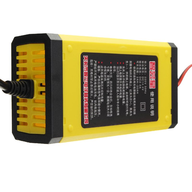 12v 2ah-20ah Smart Automatisk Abs-batteriladdare Usa/eu-kontakt För Bilmotorcykel