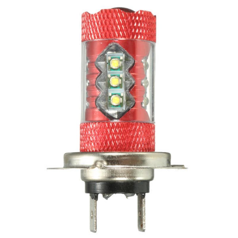 12v Par Motorcykel Led Dimljus Lampa Vit H11 H10 H7 H8 H4 9005 9006 P13w H16 H13