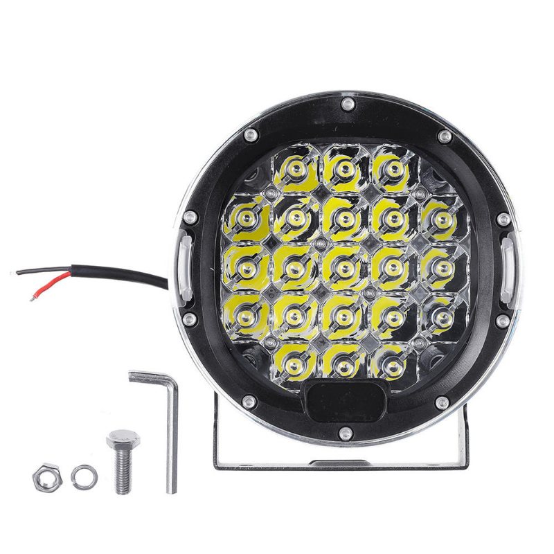 1st Led 9-32v Dc Ip68 6000k 105w 6000lm Strålkastare För Motorcykel Bil Atv Jeep