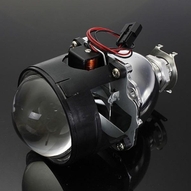 2.5 Tums Motor Bi-xenon Hid Projektor Angle Eye Halo Lens Strålkastare