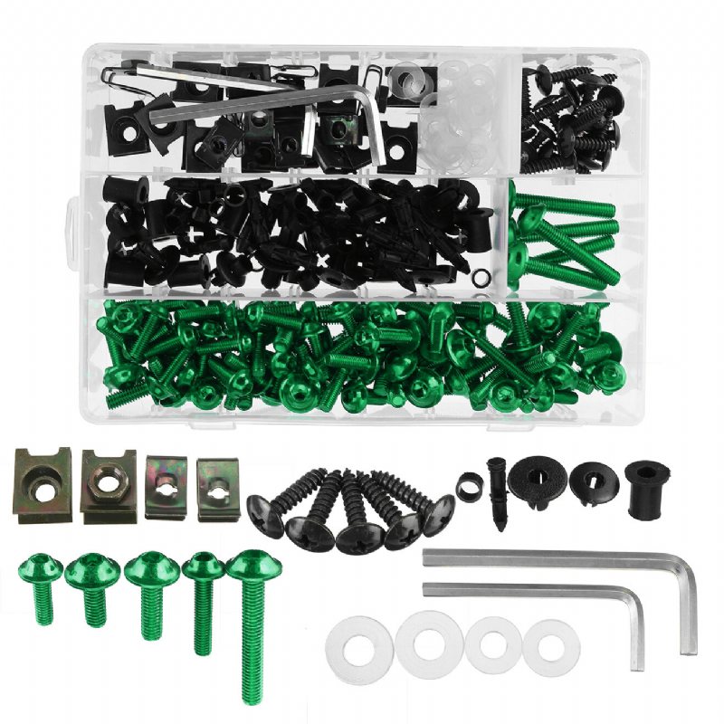 251st Motorcykel Sportbike Fairing Bolt Kit Body Fästelement Clip Screws Set