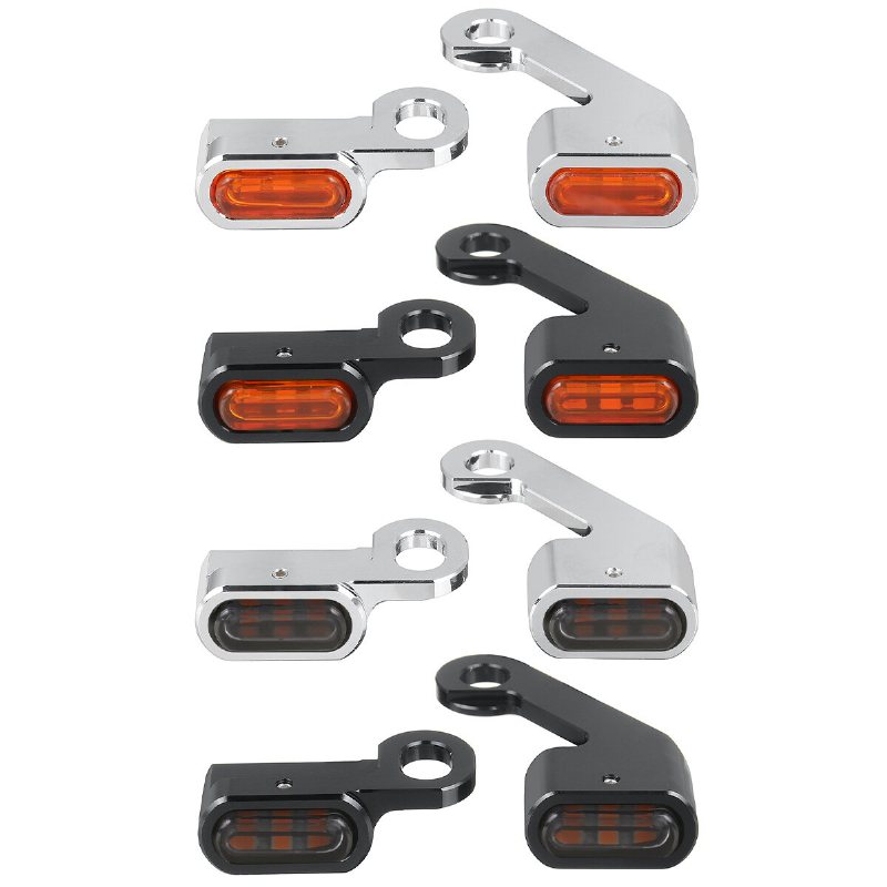 2st 12v Motorcykel Amber Led Mini Blinkers Körljus Lampa För Harley