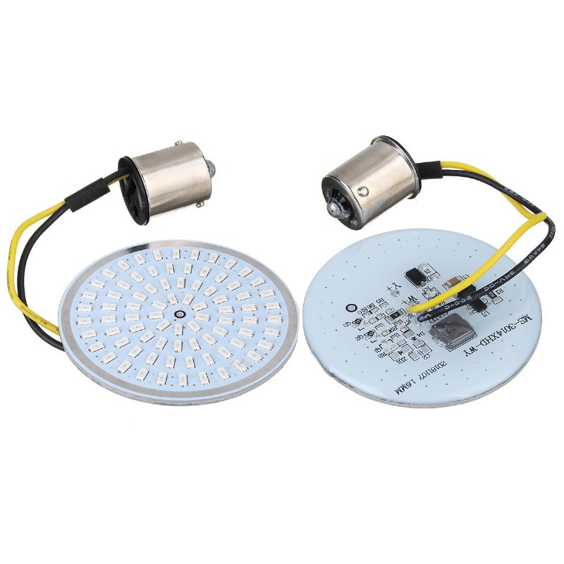 2st Bak 1156 / Fram 1157 Led Signale Motorcykellampa Bakljus Blinkerslampor