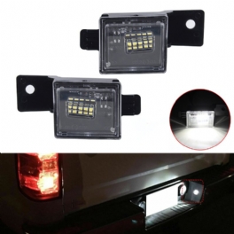 2st Led-nummerskyltljus För Chevy Silverado 2014-2018 Gmc Sierra Bright Smd