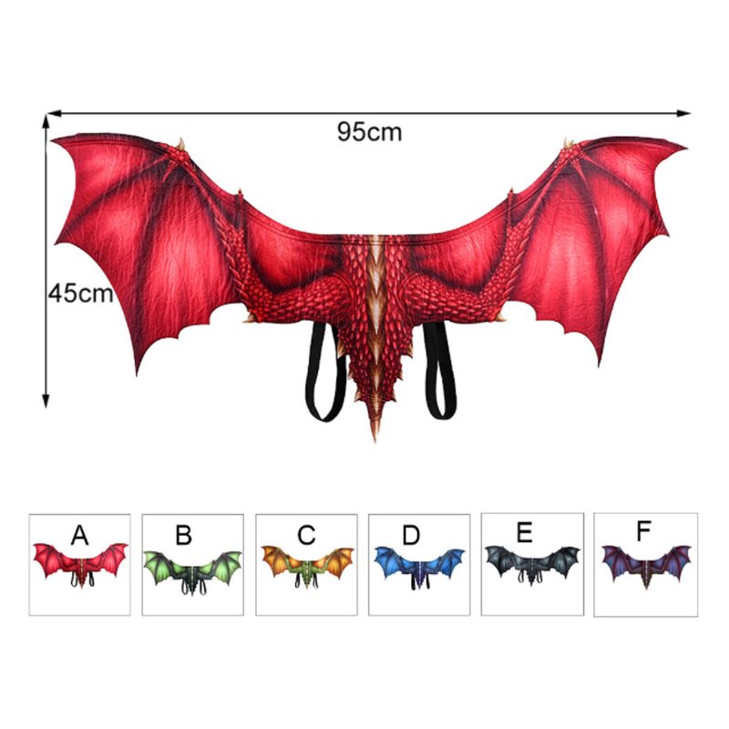 3d Halloween Cosplay Wings Dragon Wing Mardi Gras Kostymkläder