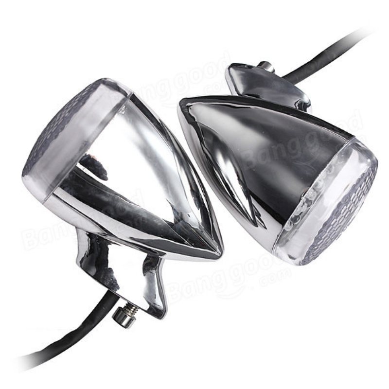 4st 39mm Bakre Motorcykelkula Led Blinkersljus För Harley Davidson Sportster Dyna Bobber