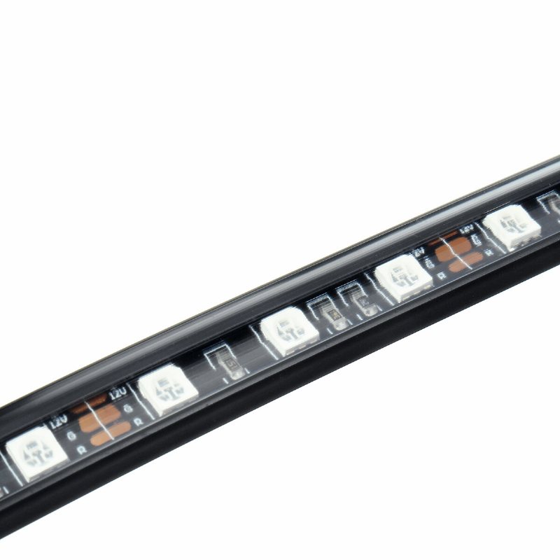 4st 9led Rgb Strip Lights Underglöd Underkropp Fjärrkontroll Dekorativ Golvatmosfär Inredningslampa