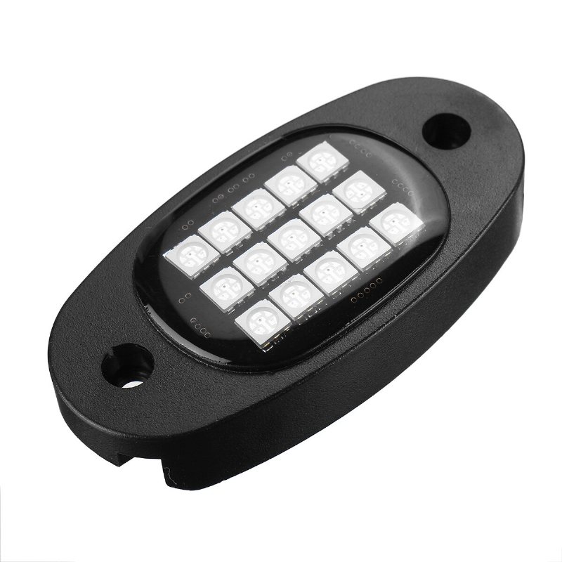 6-i-1 Rgb Led Rock Light Fender Underbody Atmosphere Lamp Fjärrkontroll Bluetooth App