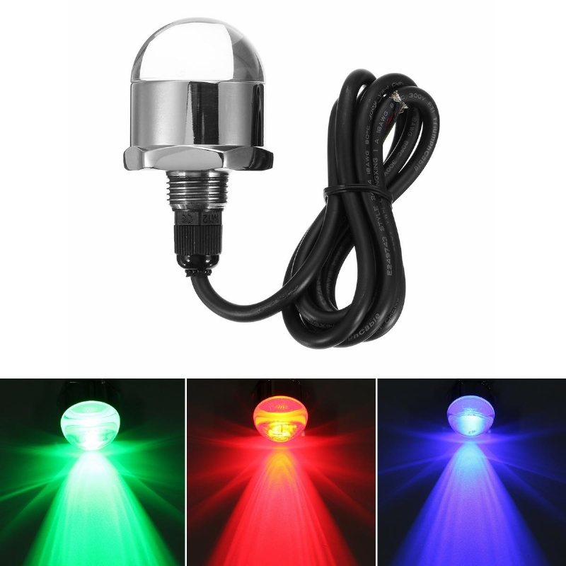 9w 12v 9 Led 1/2 Tum Ip68 Vattentät Båt Yacht Light Npt Marineunderwater Lights Stål