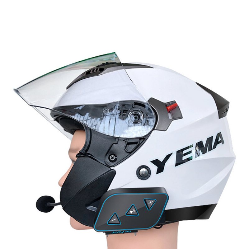 A8 Wireless Bt Communication Headset Uppladdningsbara Hörlurar För 5.0 Bluetooth Motorcykelhjälm