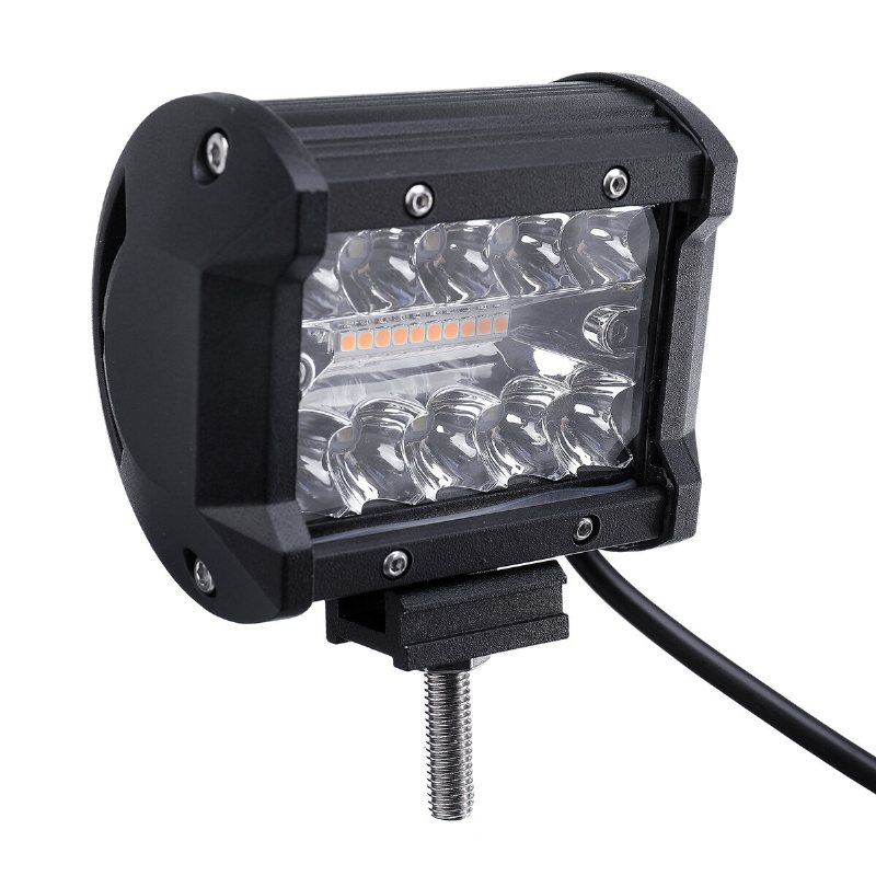 Ambother 2st 4 Inch 10-32v 12800lm Led Light Bar Ip68 Vattentät För Jeep Motorcykel Lastbil Atv Universal