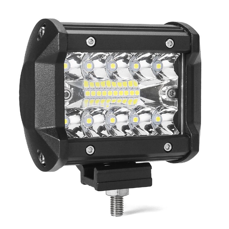 Ambother 2st Tri Row 4 Tum 9-32v 20 Led Arbetsljusstång Flood Spot Beam Offroad Suv Driving Truck Atv Utv Båt Dimlampa Vattentät