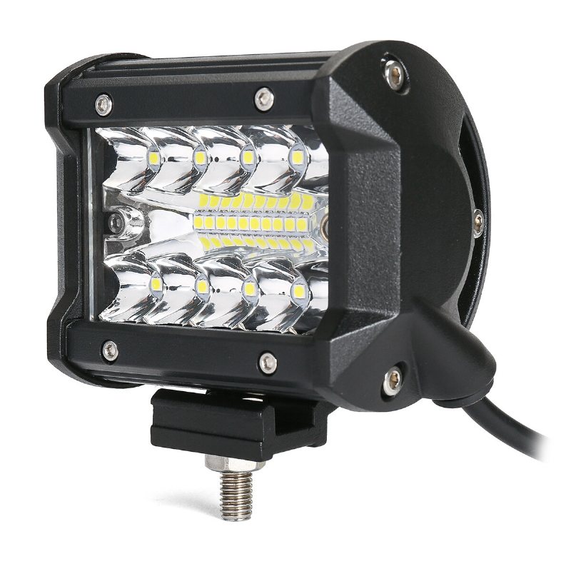 Ambother 2st Tri Row 4 Tum 9-32v 20 Led Arbetsljusstång Flood Spot Beam Offroad Suv Driving Truck Atv Utv Båt Dimlampa Vattentät