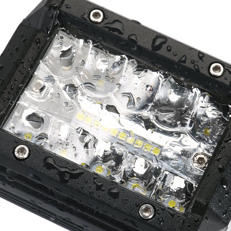 Ambother 2st Tri Row 4 Tum 9-32v 20 Led Arbetsljusstång Flood Spot Beam Offroad Suv Driving Truck Atv Utv Båt Dimlampa Vattentät