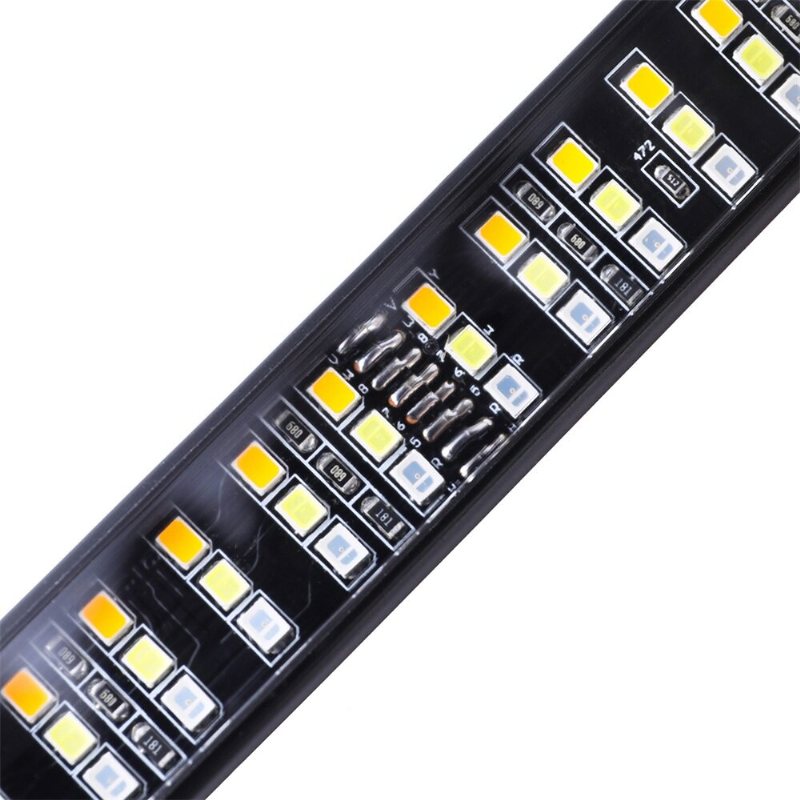 Ambother 60 Inch 2835 504 Led Triple Row Lastbil Baklucka Light Bar Vattentät Ljusremsa Gul Blinkers Röd Broms Vit Pickup Bil Backlampa