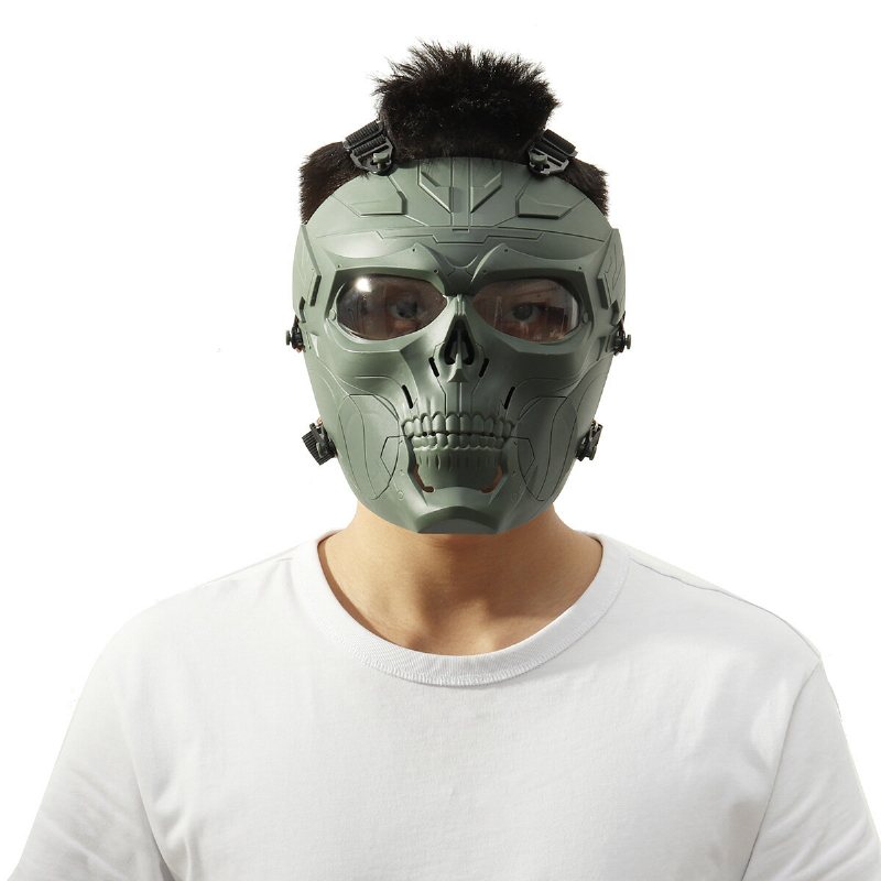 Halloween Prom Mask Paintball Masker Helansiktsskalmask Taktisk För Wildfire Actical