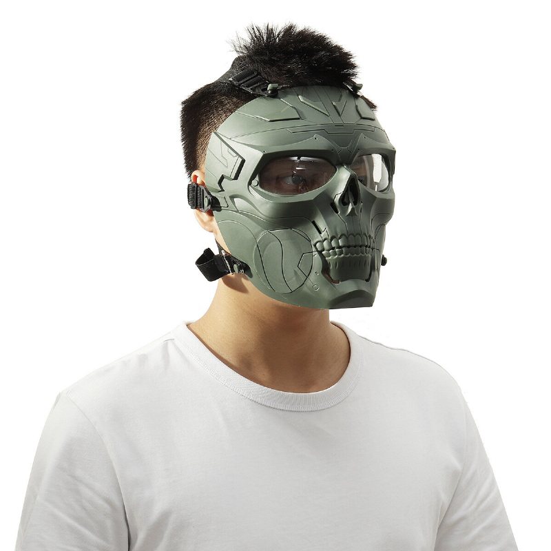 Halloween Prom Mask Paintball Masker Helansiktsskalmask Taktisk För Wildfire Actical