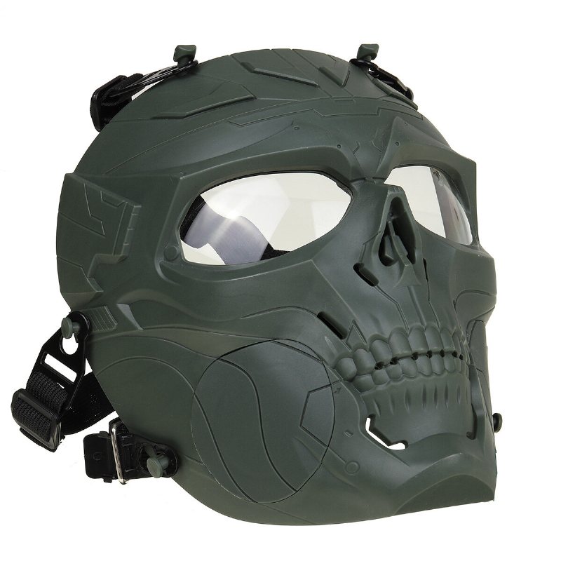 Halloween Prom Mask Paintball Masker Helansiktsskalmask Taktisk För Wildfire Actical