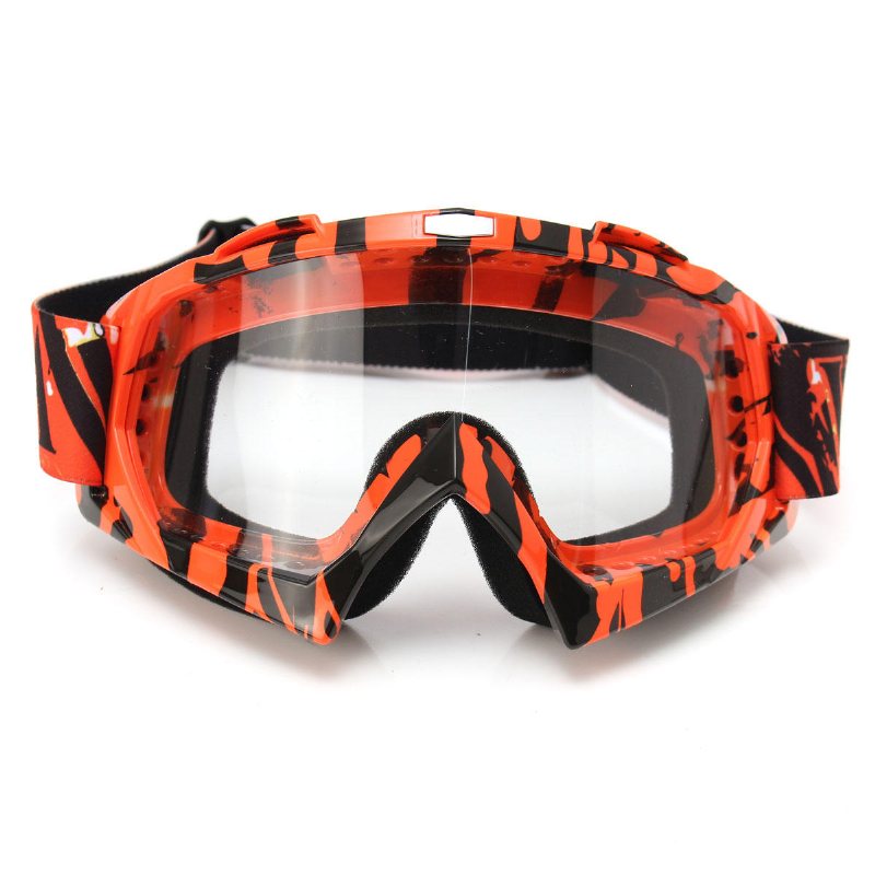 Motorcykel Motocross Off Road Ridning Sport Snowboard Goggles Transparent/coloful Len