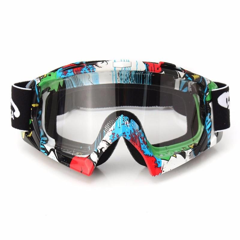 Motorcykel Motocross Off Road Ridning Sport Snowboard Goggles Transparent/coloful Len