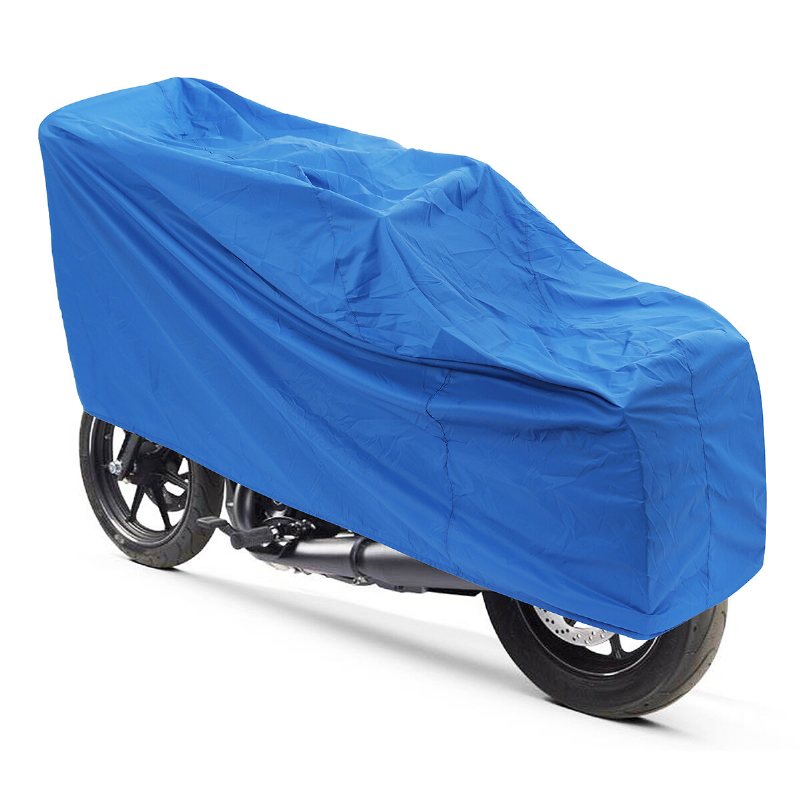 Motorcykelskydd Vattentätt Uv Regn Dammskydd Blå 1210mmx1100mmx640mm/560mm