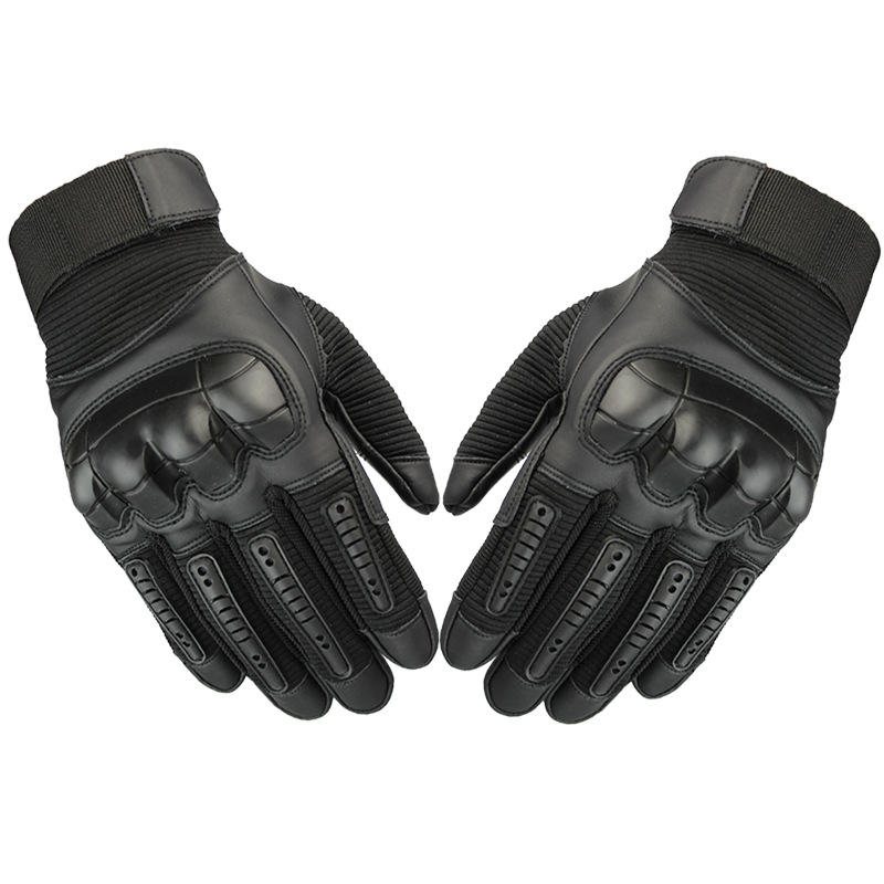 Pekskärm Military Tactical Airsoft Full Finger Handskar Hard Knuckle Outdoor 3 Colors