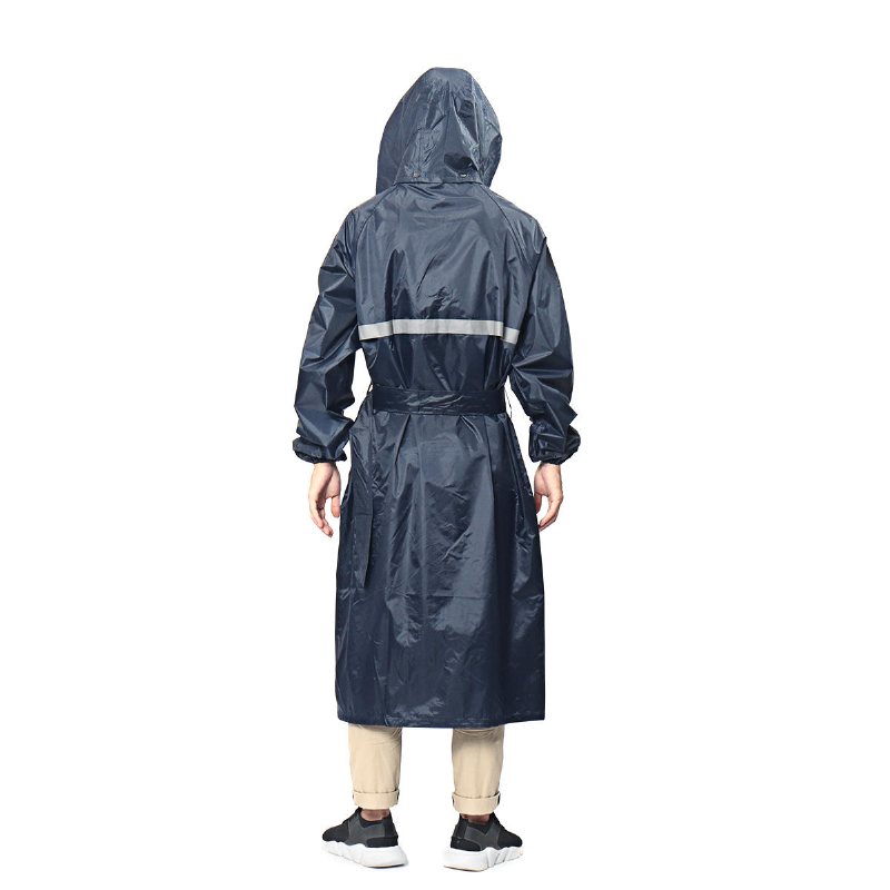 Regnjacka Med Huva Vattentät Lätt Outdoor Cape Coat Regnskydd Windbreaker