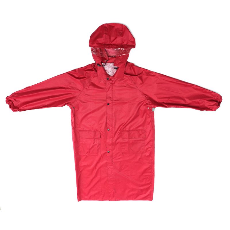 Regnjacka Med Huva Vattentät Lätt Outdoor Cape Coat Regnskydd Windbreaker