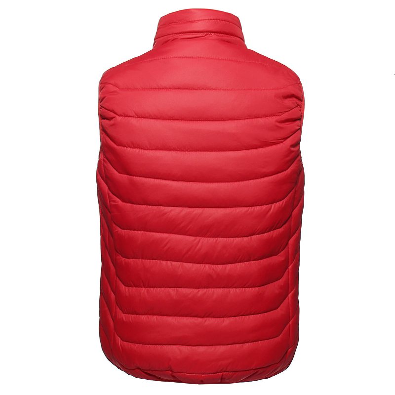 Röd Unisex Usb Värmeväst Smart Vinter Body Warmer Outdoor Racing Jacka Värmare Julpresent