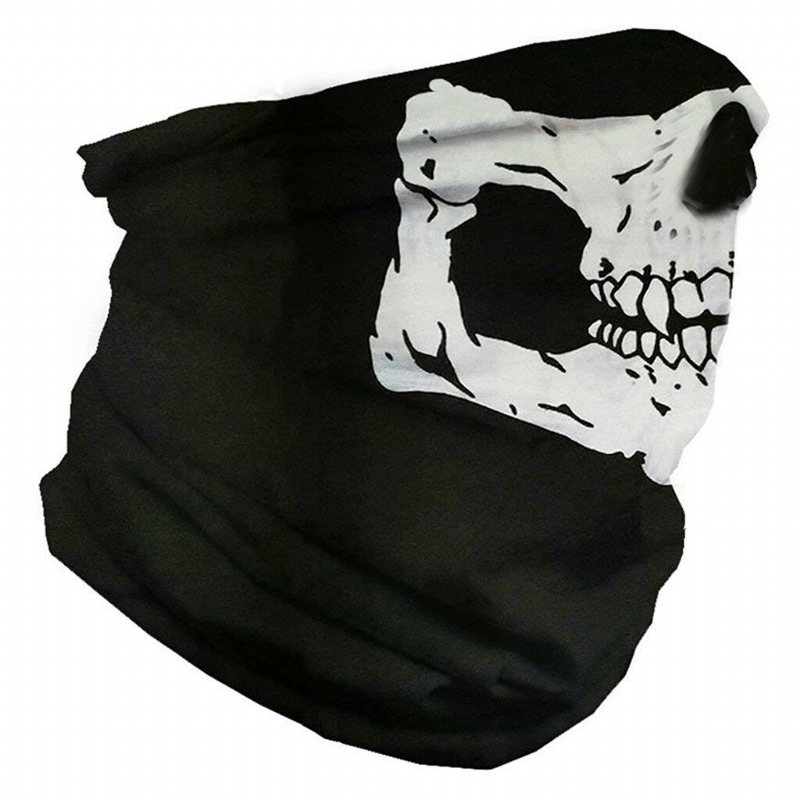 Skull Multi Use Head Wear Hat Scarf Face Mask Motorcykelkeps