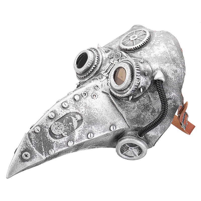 Steampunk Plague Doctor Mask Cosplay Bird Beak Retr Gothic Masks Halloween Rekvisita