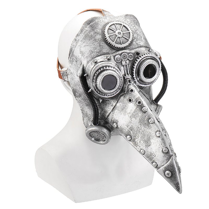 Steampunk Plague Doctor Mask Cosplay Bird Beak Retr Gothic Masks Halloween Rekvisita