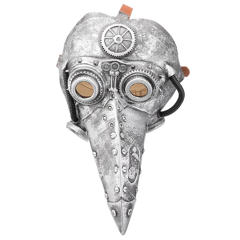 Steampunk Plague Doctor Mask Cosplay Bird Beak Retr Gothic Masks Halloween Rekvisita