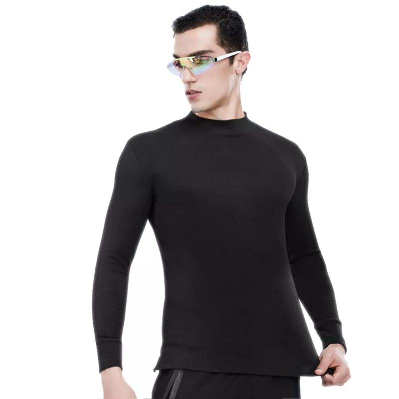 Supield Herr Aerogel Semi-high Neck Warm Top Fuktabsorberande Höst Vinterkläder Långärmade Thermal Underwear Från Xiaomi Youpin