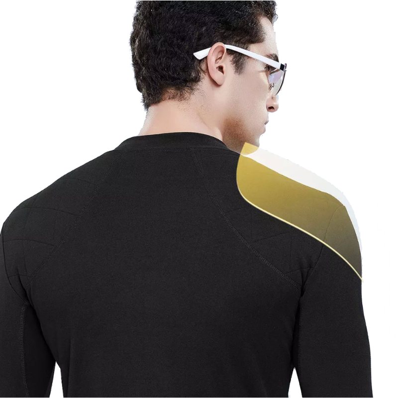 Supield Herr Aerogel Semi-high Neck Warm Top Fuktabsorberande Höst Vinterkläder Långärmade Thermal Underwear Från Xiaomi Youpin