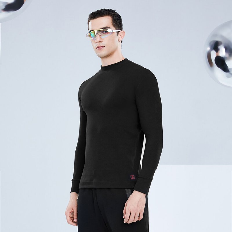 Supield Herr Aerogel Semi-high Neck Warm Top Fuktabsorberande Höst Vinterkläder Långärmade Thermal Underwear Från Xiaomi Youpin