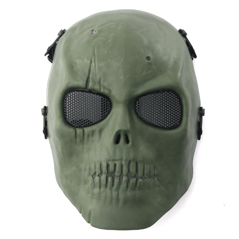 Tactical Airsoft Full Face Protective Skull Mask Paintball Cs War Game