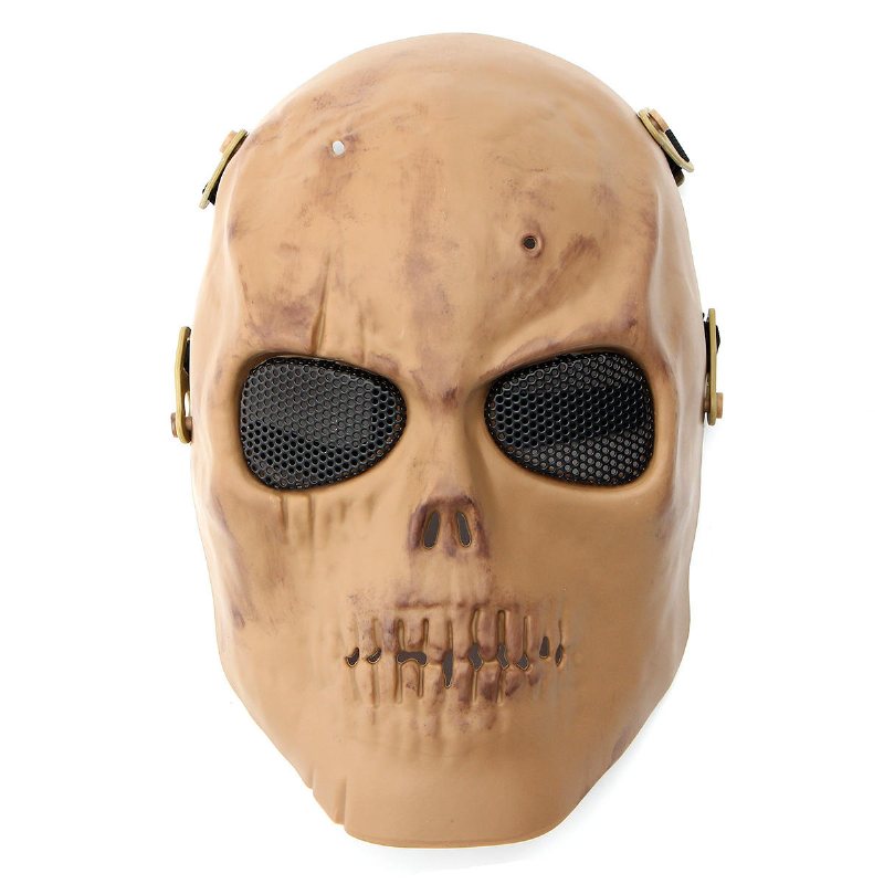 Tactical Airsoft Full Face Protective Skull Mask Paintball Cs War Game