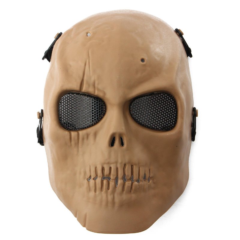 Tactical Airsoft Full Face Protective Skull Mask Paintball Cs War Game