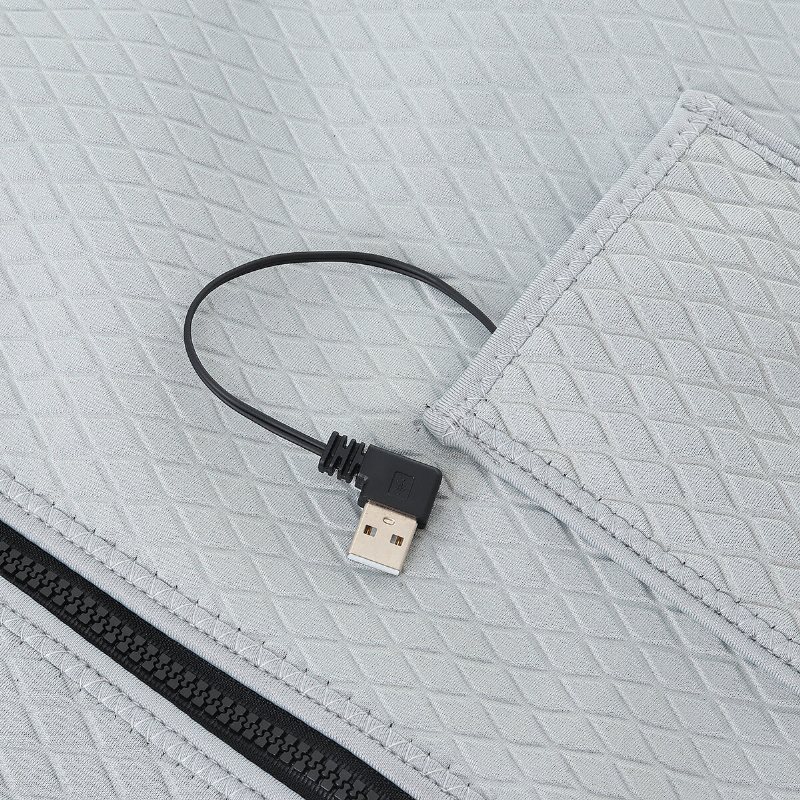 Unisex Elvärme Uppvärmd Väst Usb Termisk Vinter Varm Kappvärmare Utomhus